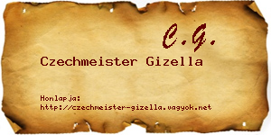 Czechmeister Gizella névjegykártya